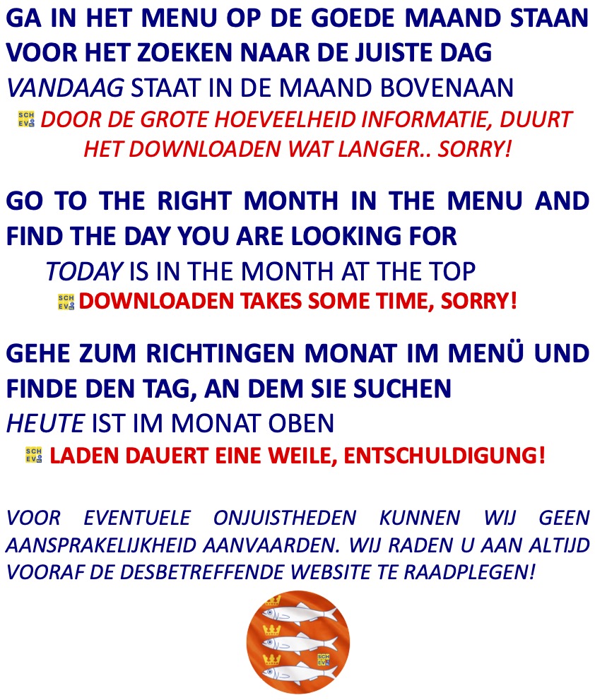 Scheveningen AGENDA Scheveningen Scheveningen AGENDA Scheveningen