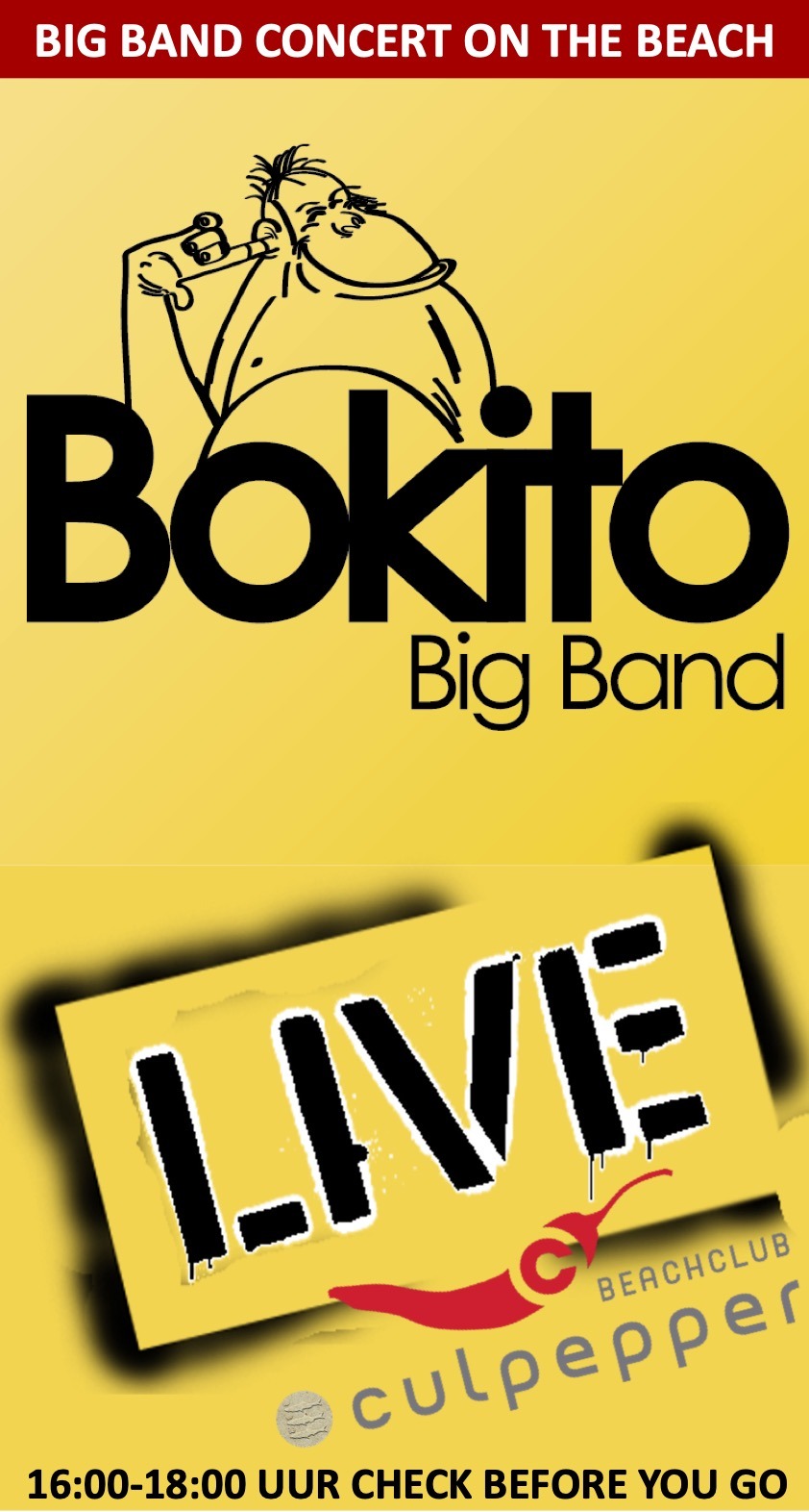 Bokito Big Band @ Culpepper Scheveningen 17:00 - 19:00 uur