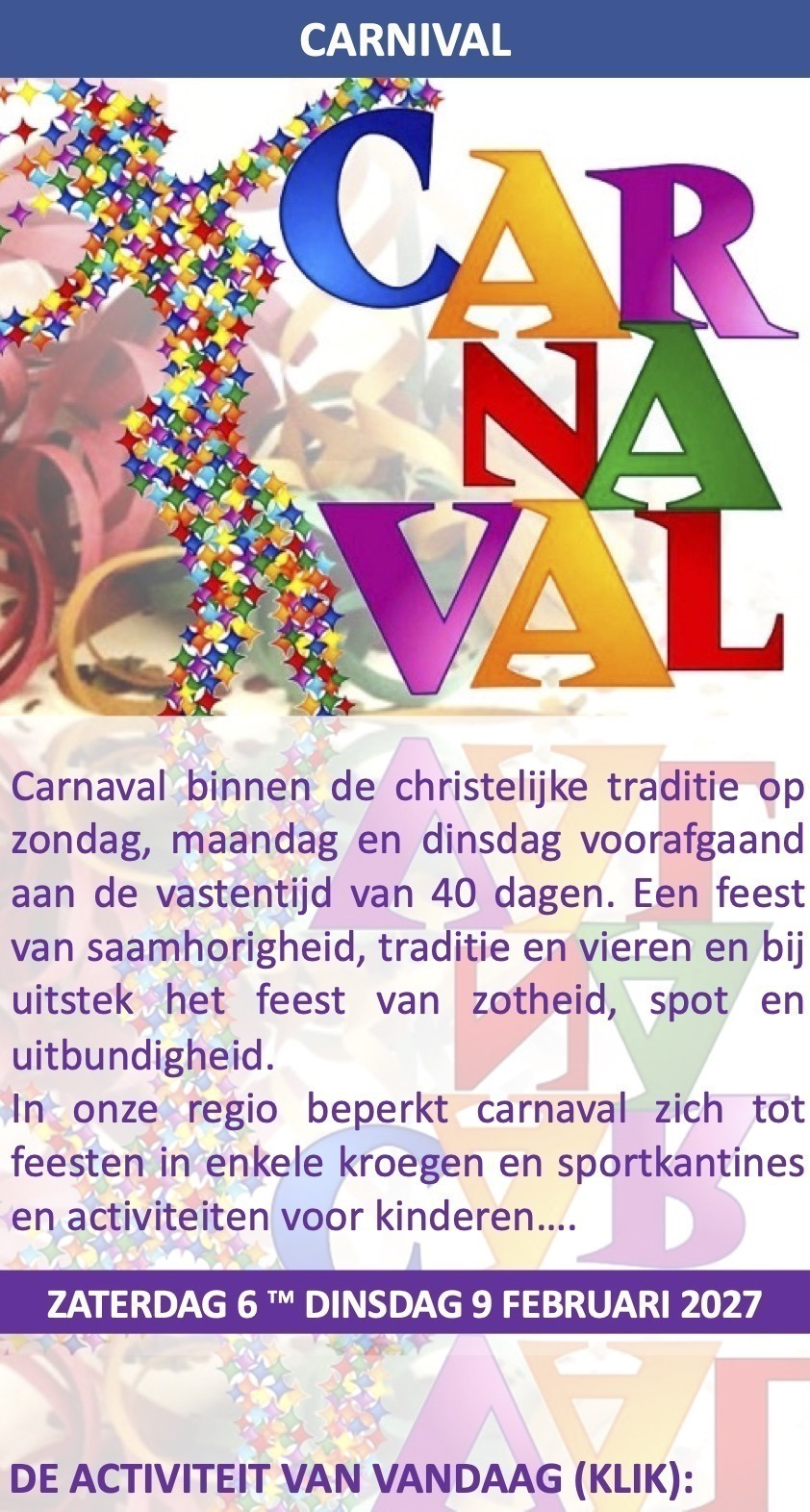 Carnaval 14 ™ 17 februari 2026 Carnival Scheveningen