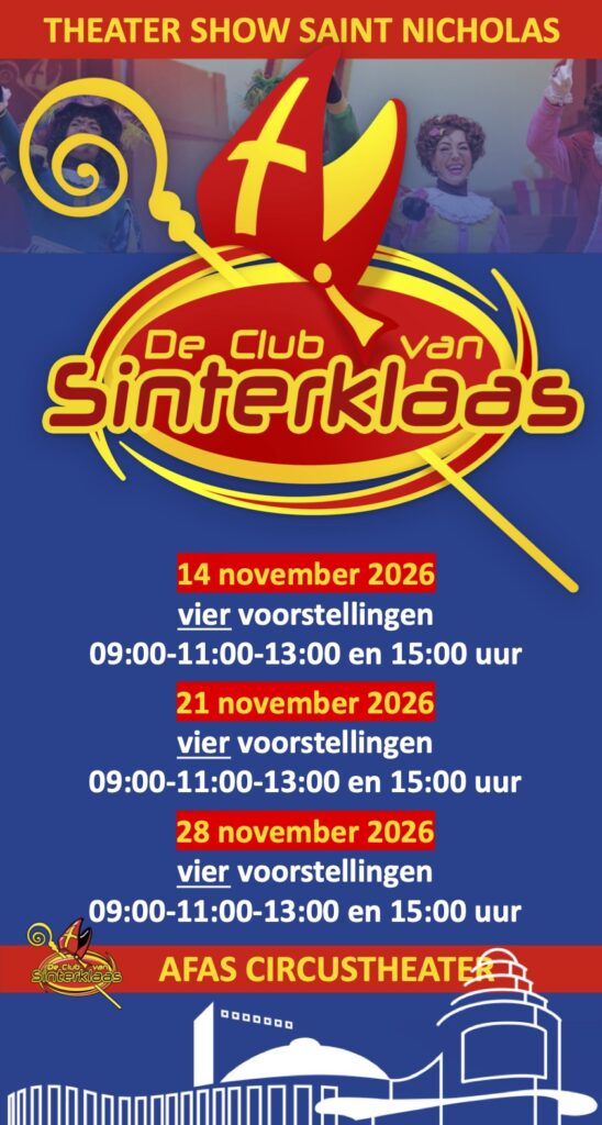 Club van Sinterklaas Afas Circustheater