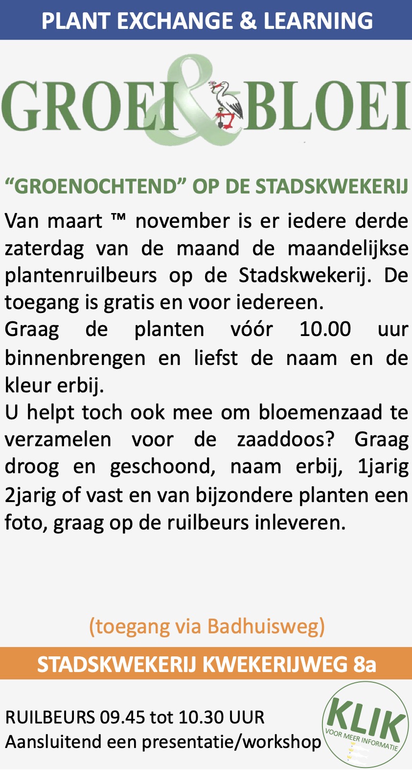 Groenochtend Scheveningen Groei & Bloei