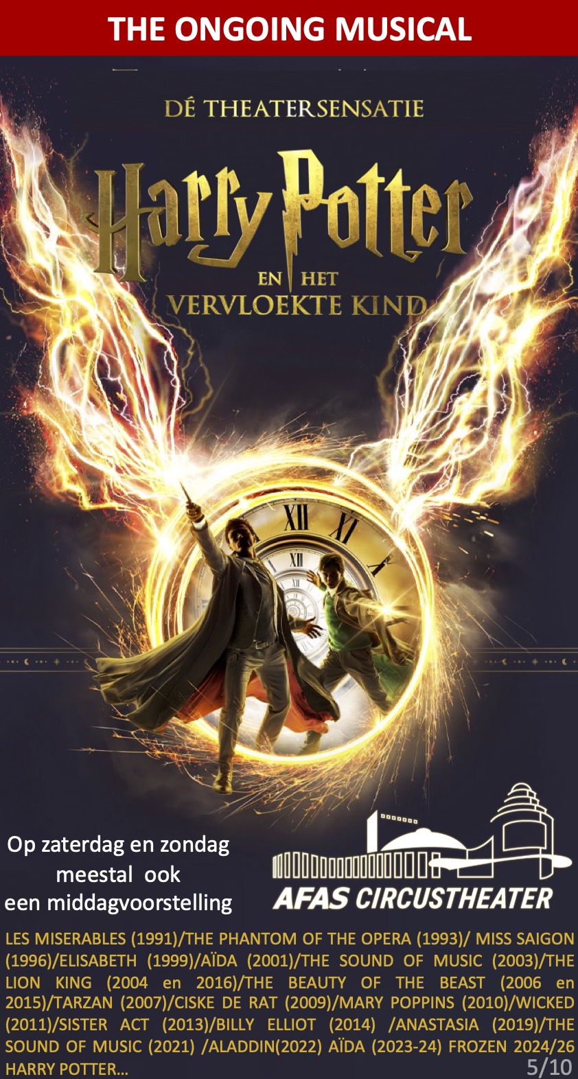 Musical Scheveningen Afas Circustheater 5/10