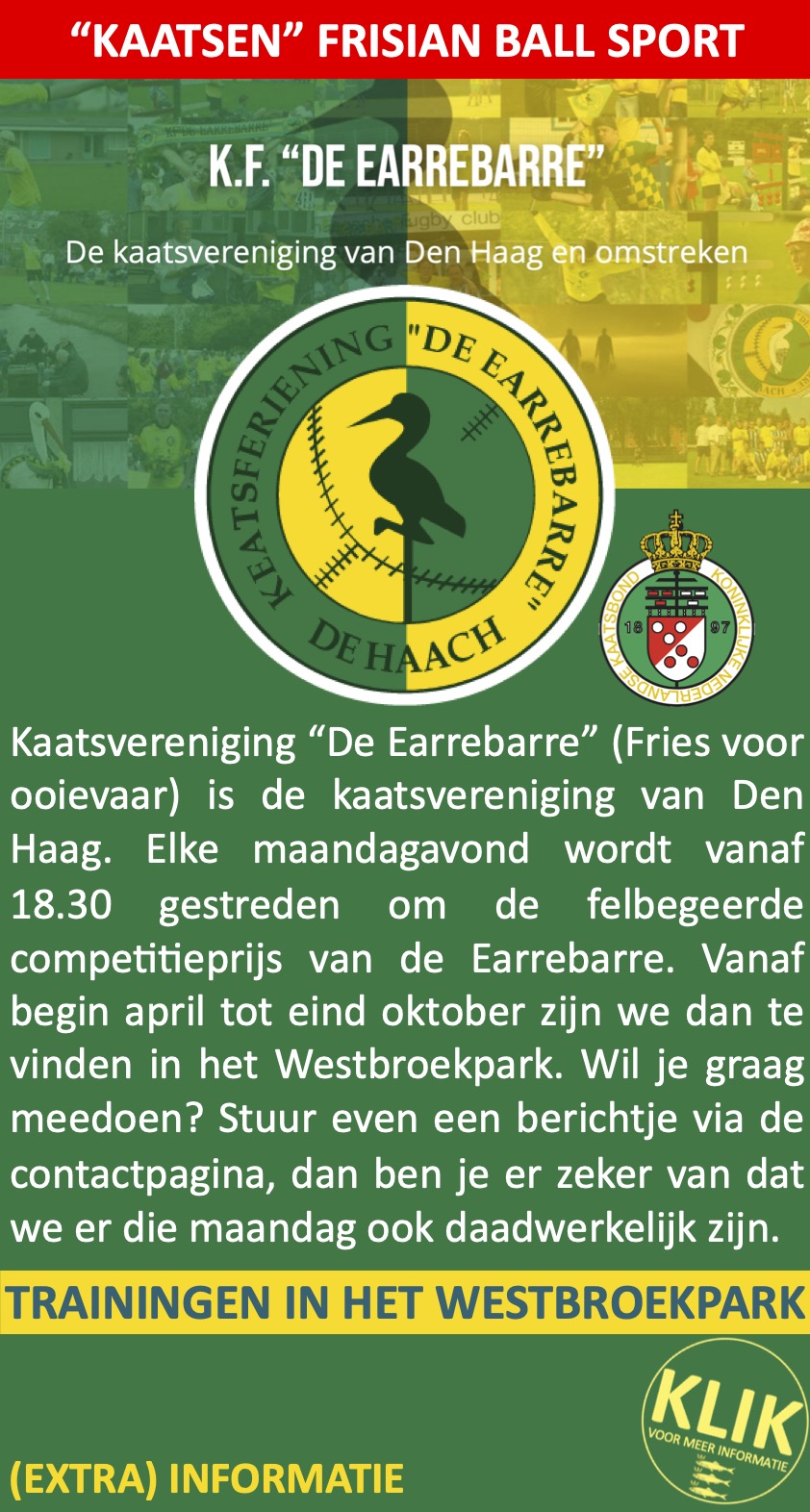 Keatsferiening KF De Earrebarre De Haach Scheveningen