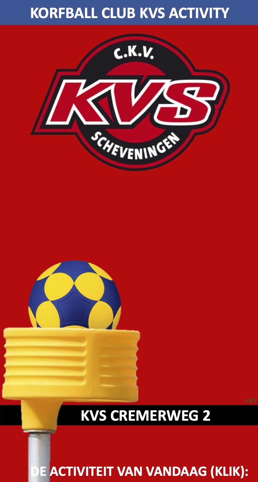 KVS Korfbal Cremerweg 2 Scheveningen 't Hokje