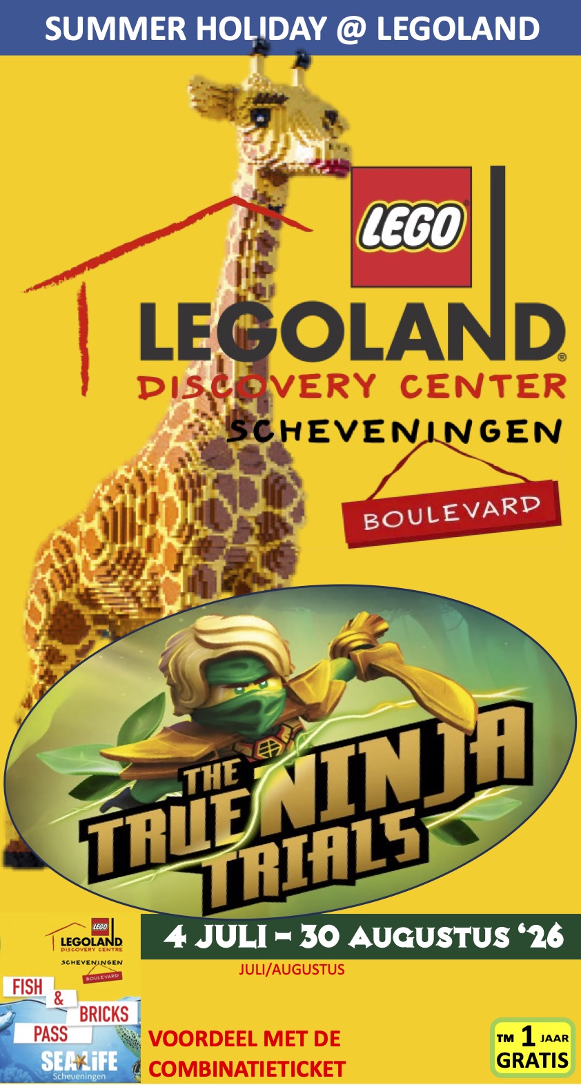 Legoland Discovery Centre Scheveningen NL Event JULI