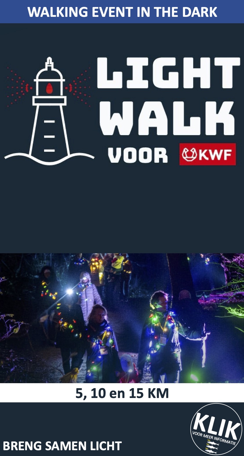 LightWalk Scheveningen 9 december 2023 Wandelroute