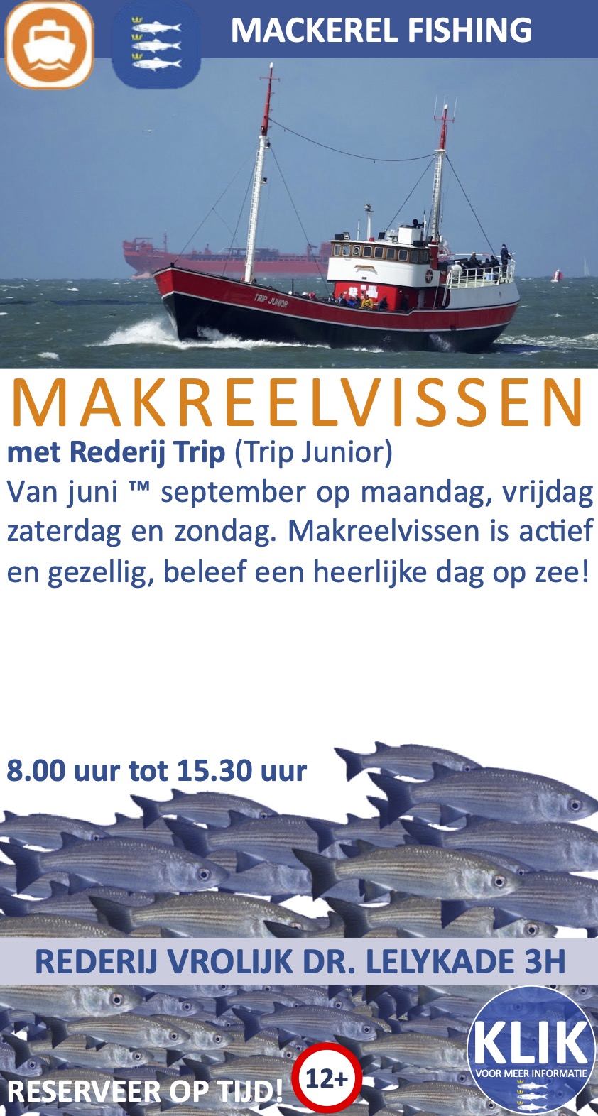 Makreelvissen Rederij Trip Scheveningen