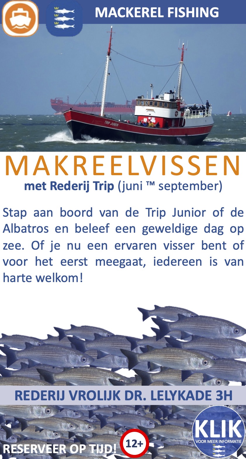 Makreelvissen Rederij Trip Scheveningen