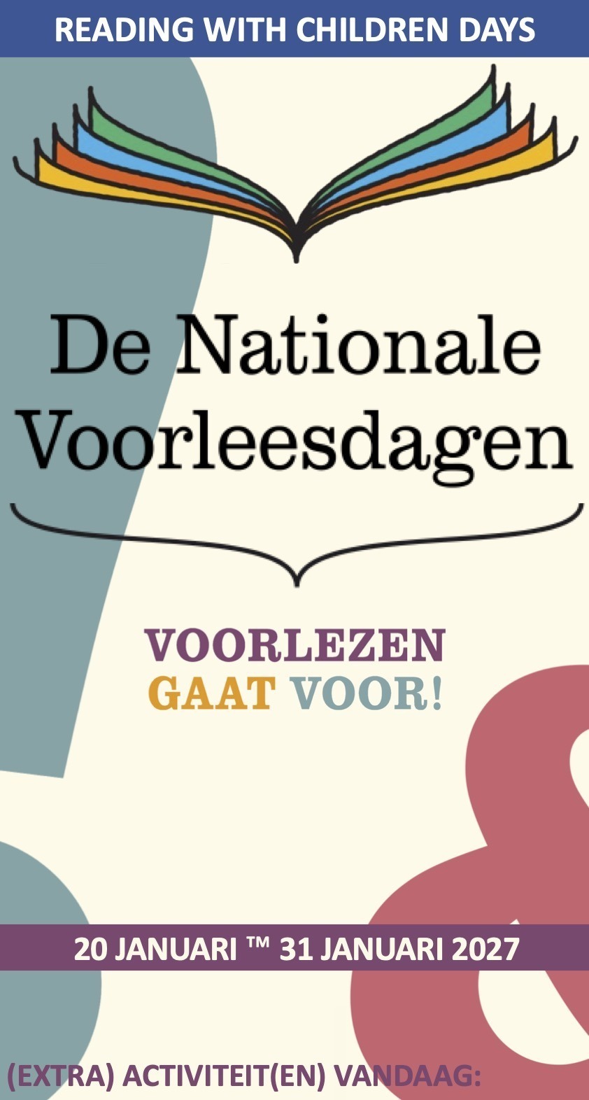 De Nationale Voorleesdagen 2020 Scheveningen