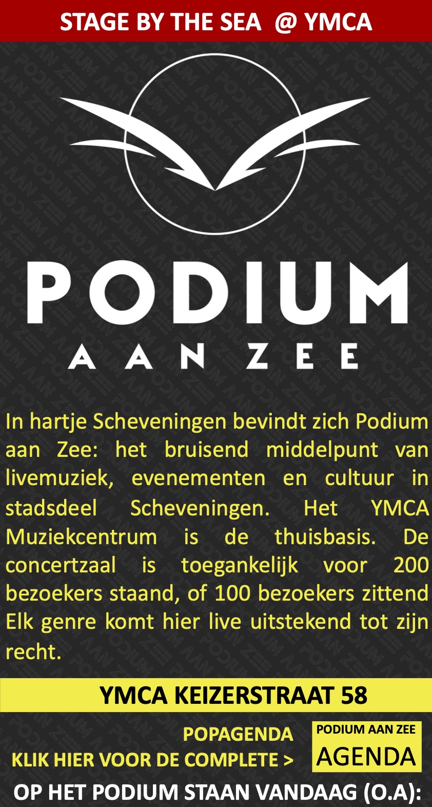 Podium aan Zee Scheveningen 3e kwartaal
