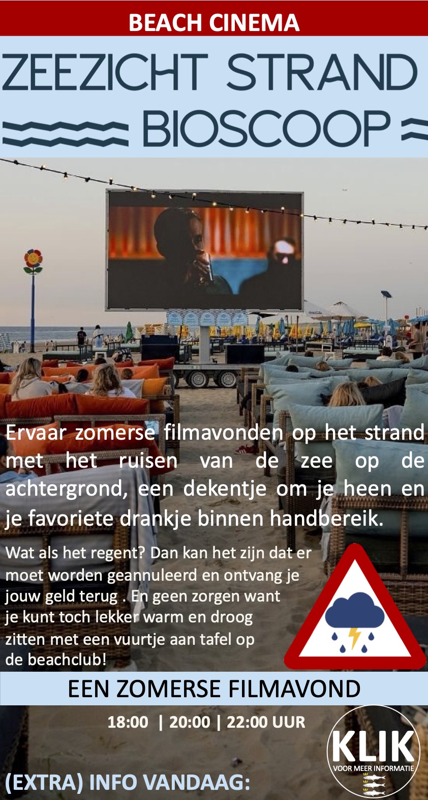 Beach Cinema @ ZeeZicht Scheveningen
