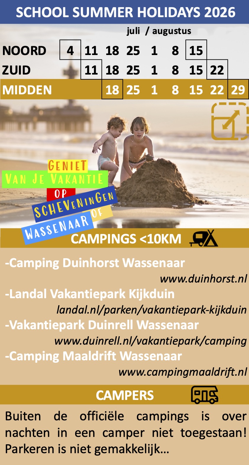 Zomervakantie Wassenaar & Scheveningen