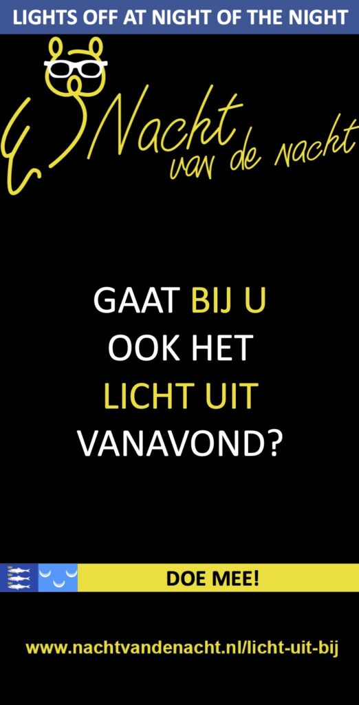 De Nacht van de Nacht is een initiatief van de Natuur- en Milieufederaties. 