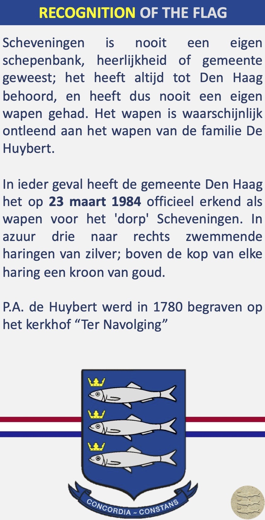 Geschiedenis Scheveningse Wapen 23 maart 1984