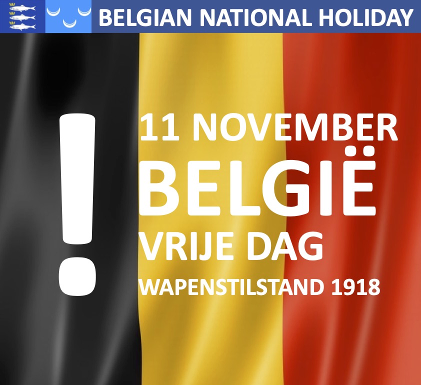 Belgie Nationale Feestdag 11 november Wapenstilstand 1918