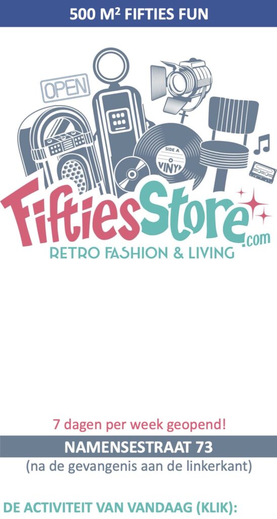 Bennies Fifties vol vintage retro Namensestraat Scheveningen