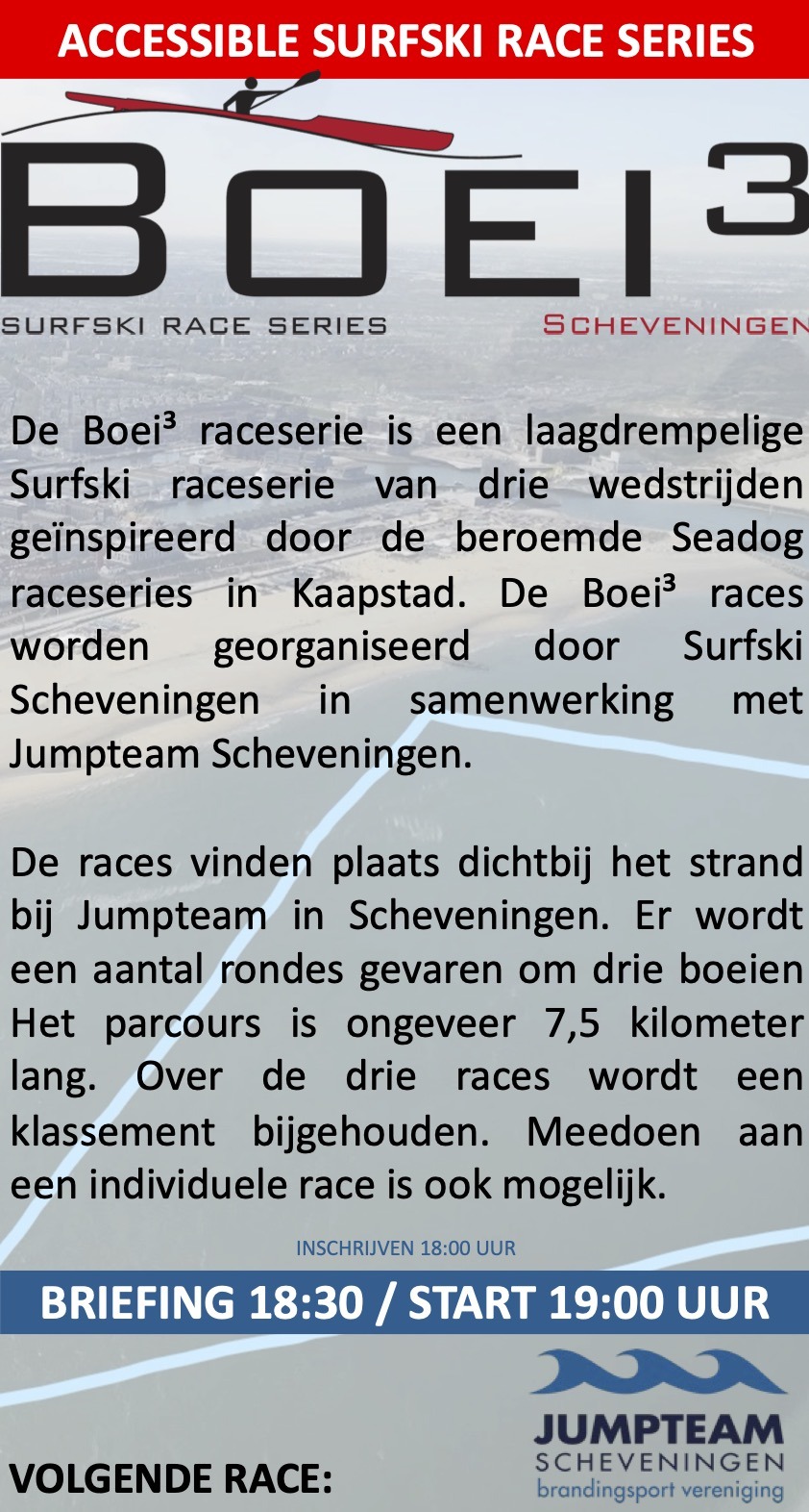 Boei3 surfski racing series Jumpteam