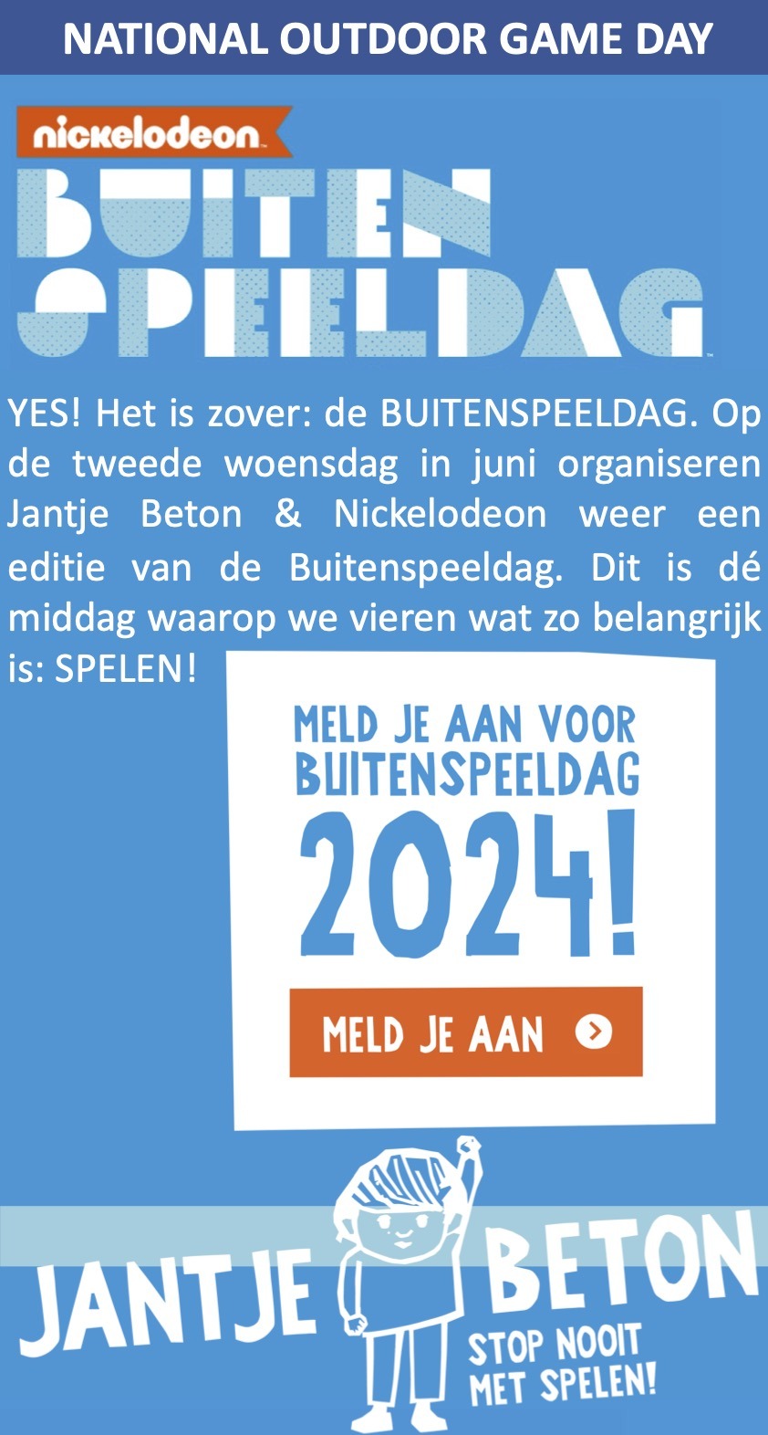 Buitenspeeldag Scheveningen