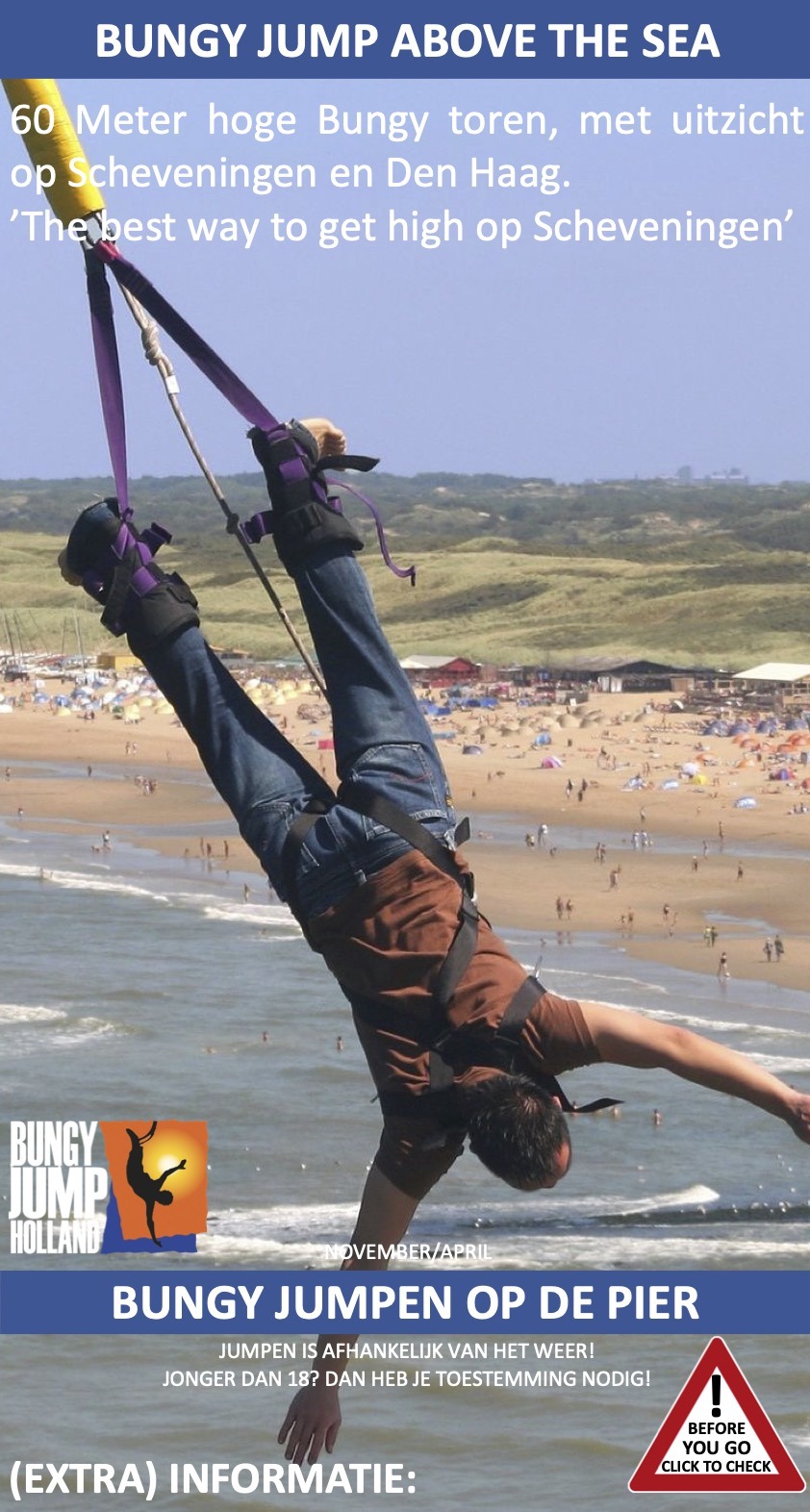 Bungy Jump op De Pier Scheveningen nov ™ maart