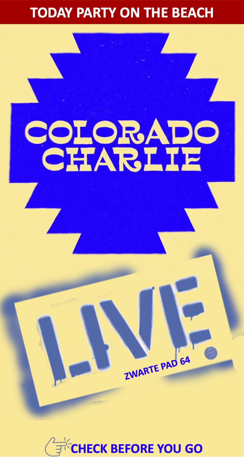 Colorado Charlie Beachclub Zwarte Pad Scheveningen