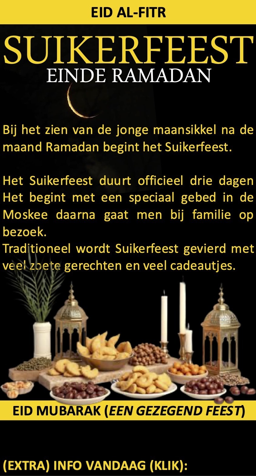 Suikerfeest 2 mei 2022 Islam Scheveningen