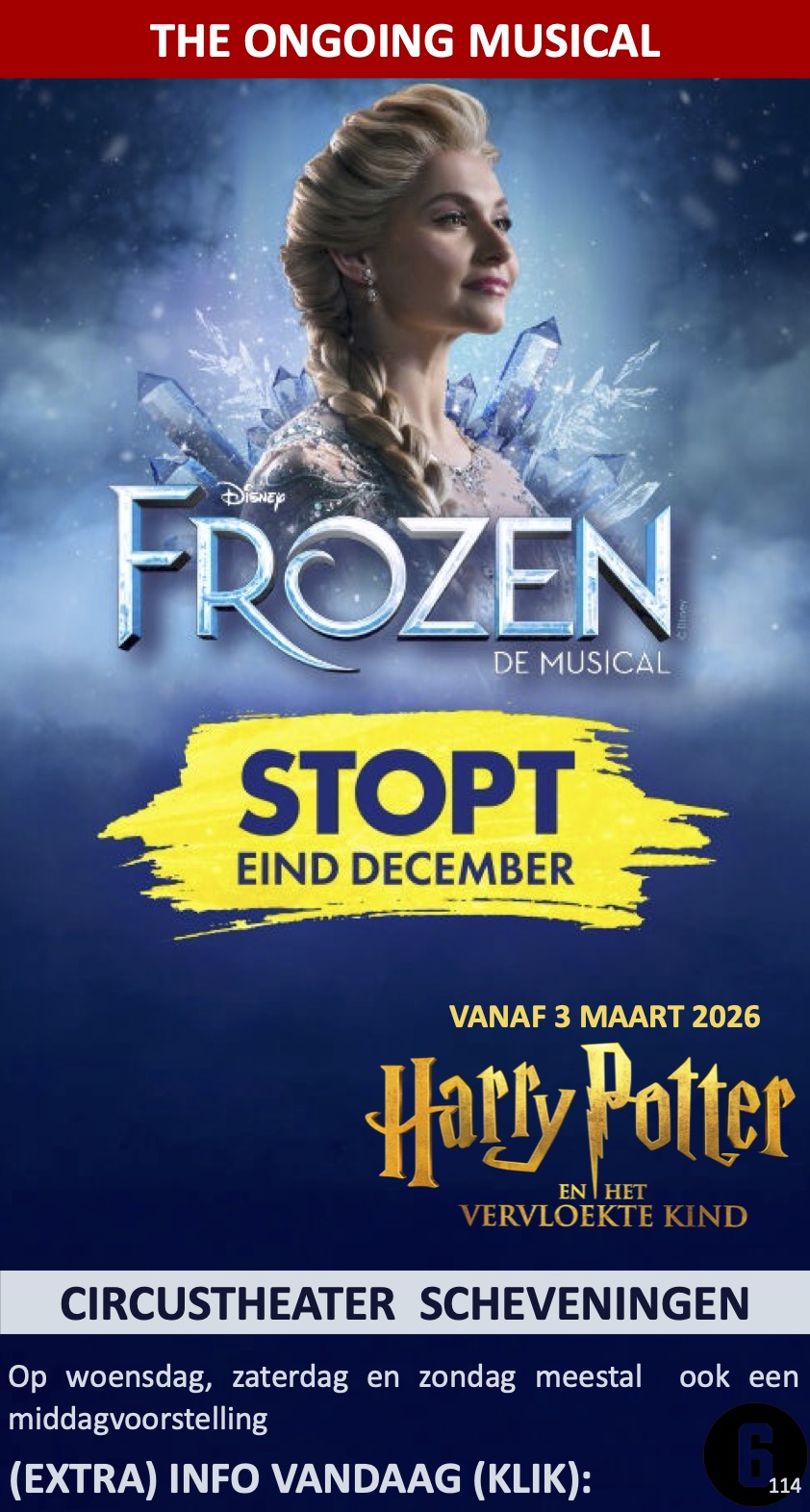 Musical Scheveningen Afas Circustheater 11/4