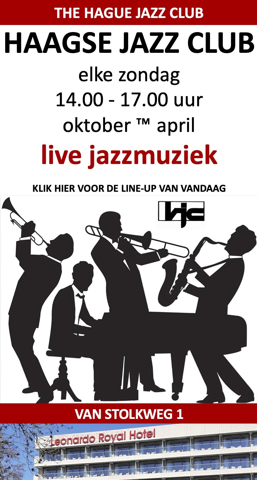 Haagse Jazz Club Leonard0 Royal Hotel
