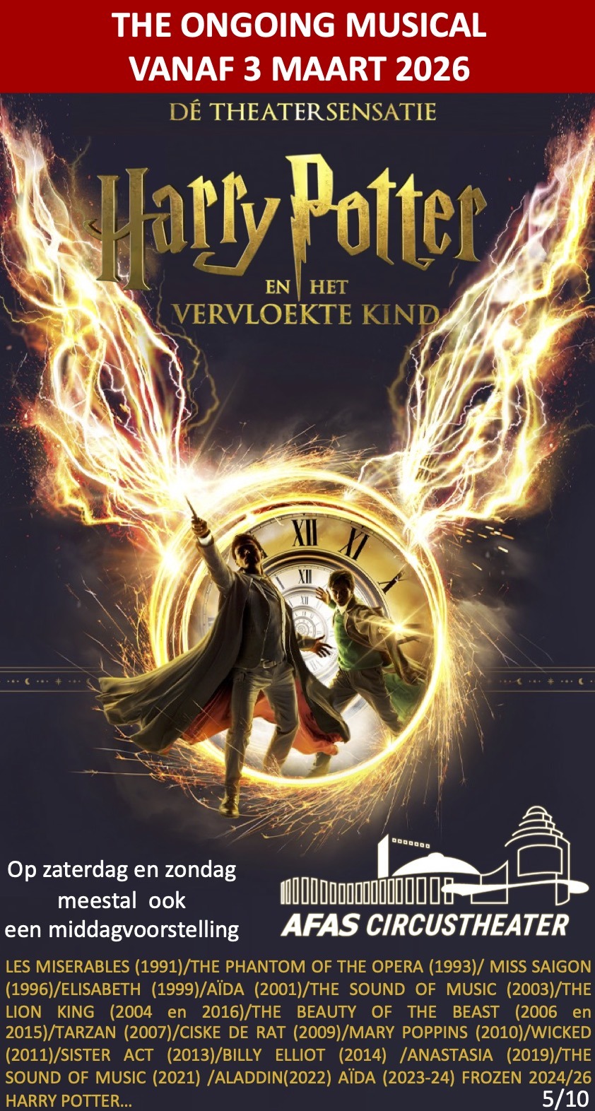 Musical Scheveningen Afas Circustheater 5/10