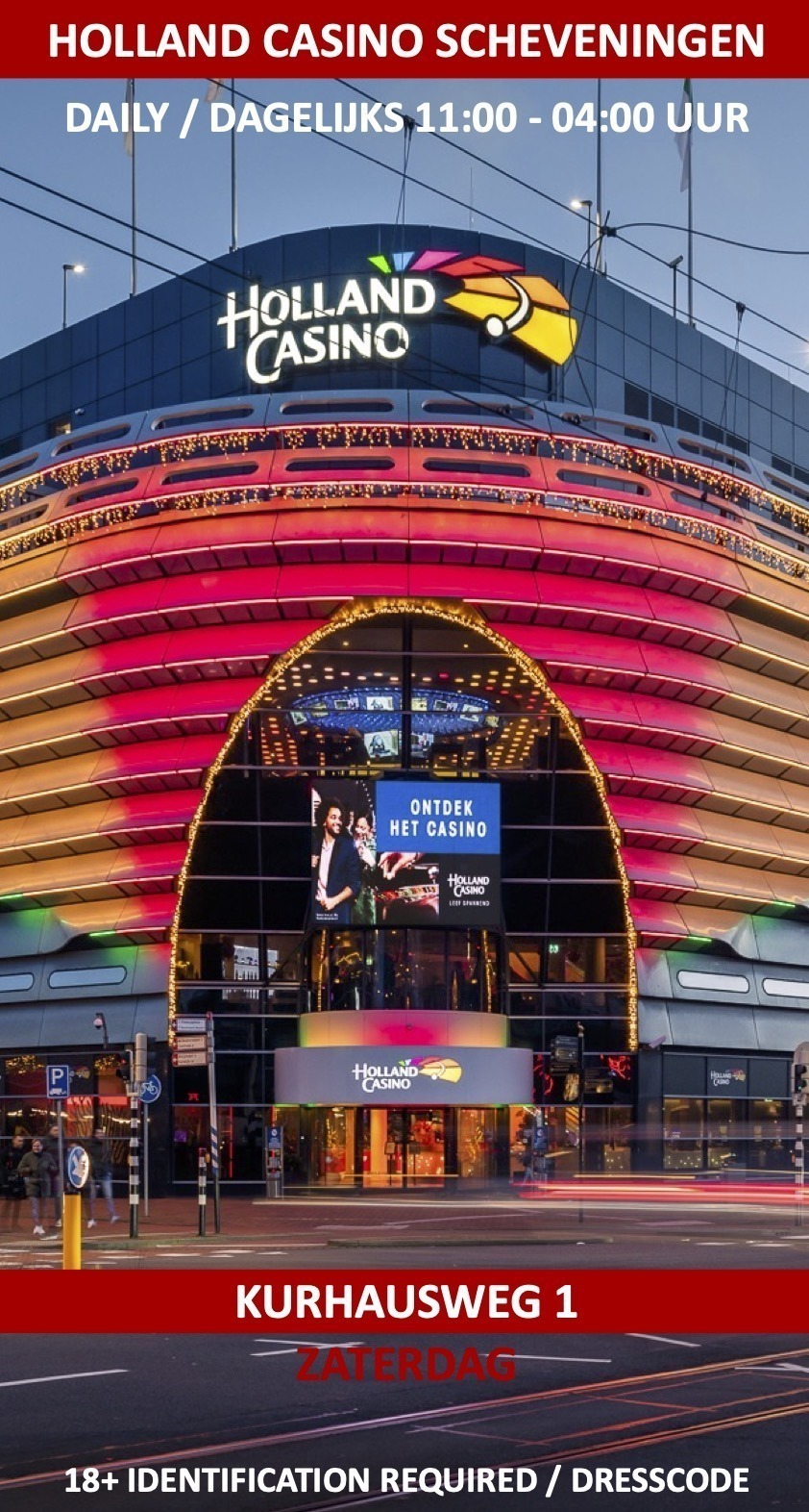 Holland Casino Scheveningen Saturday HC