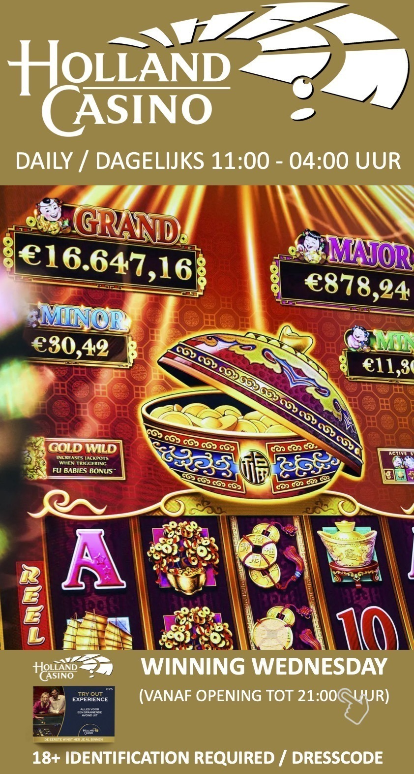 Holland Casino Scheveningen Wednesday HC