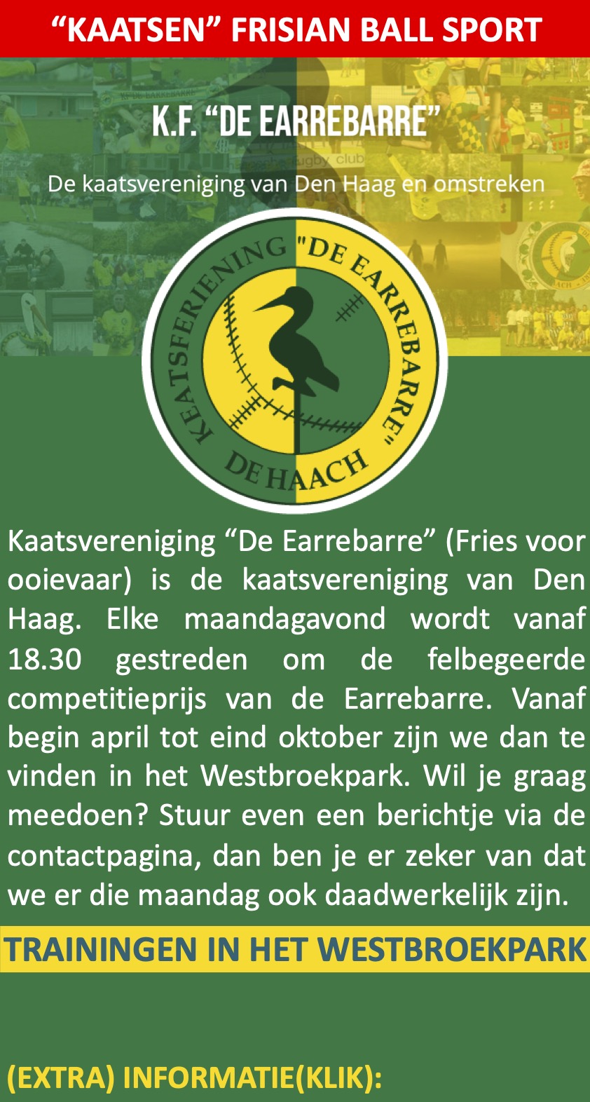 Keatsferiening KF De Earrebarre De Haach Scheveningen