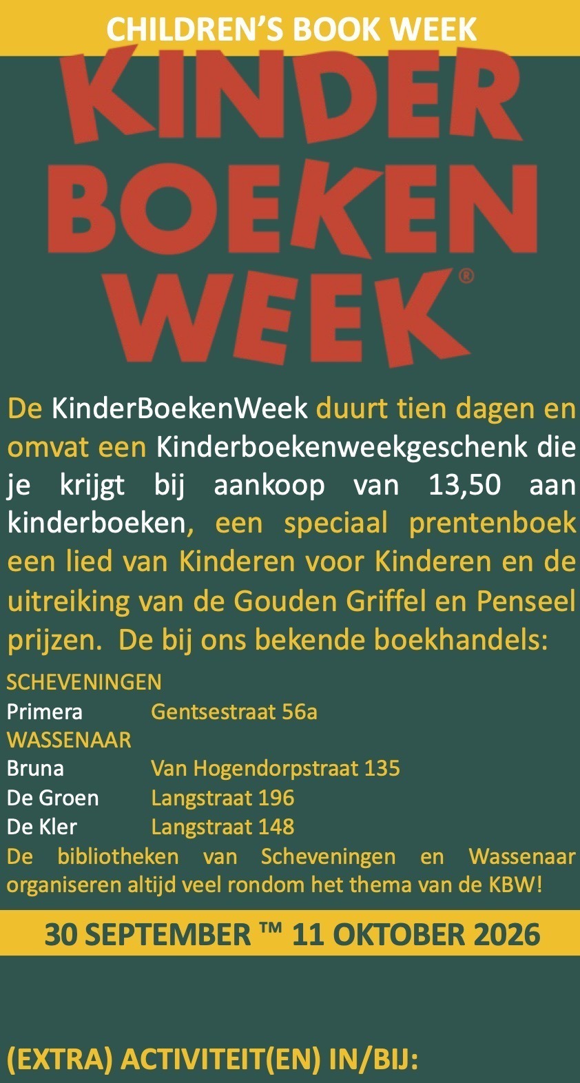 Kinderboekenweek Scheveningen