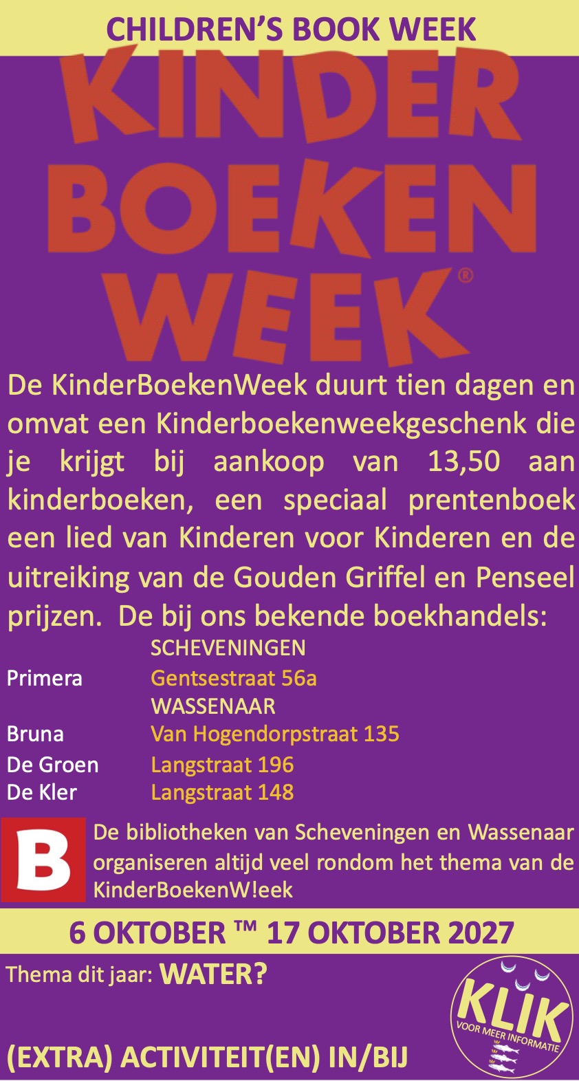 Kinderboekenweek Scheveningen