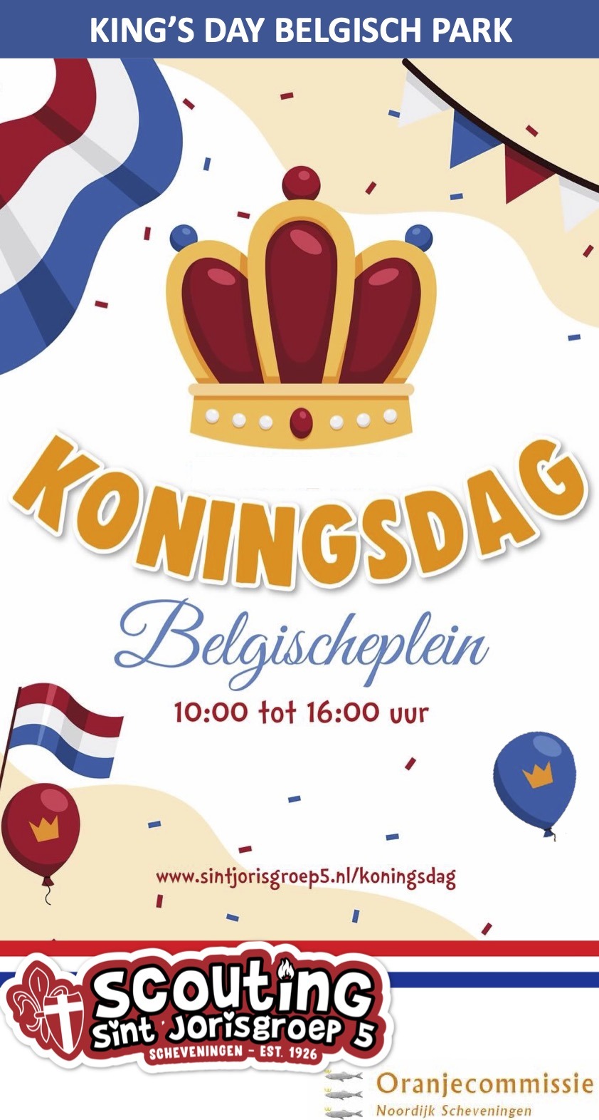 Koningsdag Scheveningen Belgisch Park