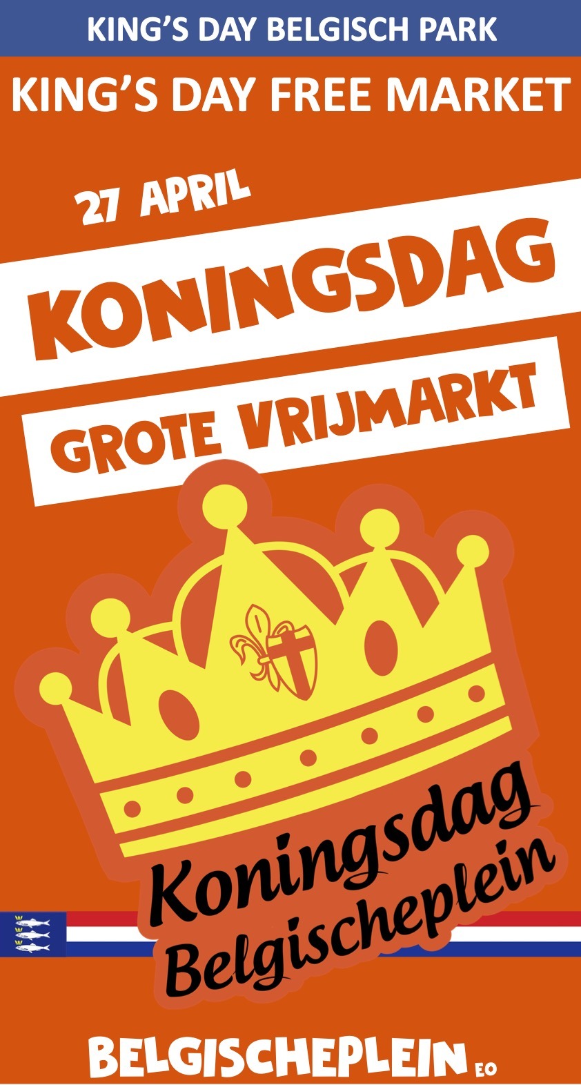 Koningsdag Belgisch Park Scheveningen