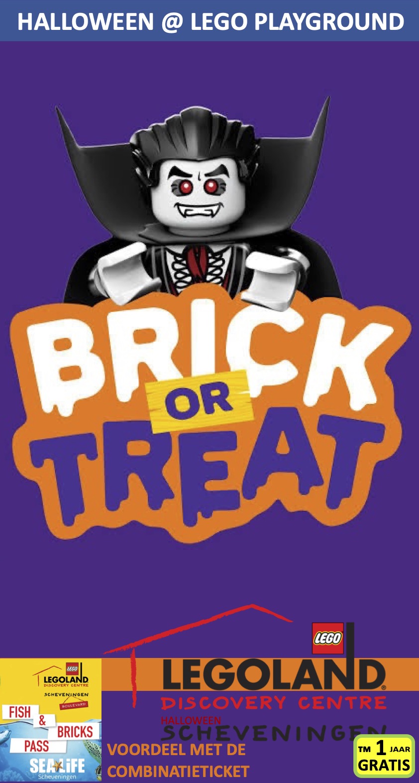 Happy Halloween Legoland Boulevard Scheveningen Discovery Centre
