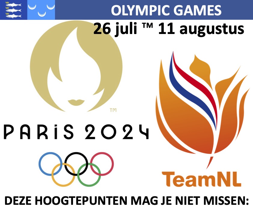 Olympische Spelen 26 juli ™ 11 augustus 2024 Parijs