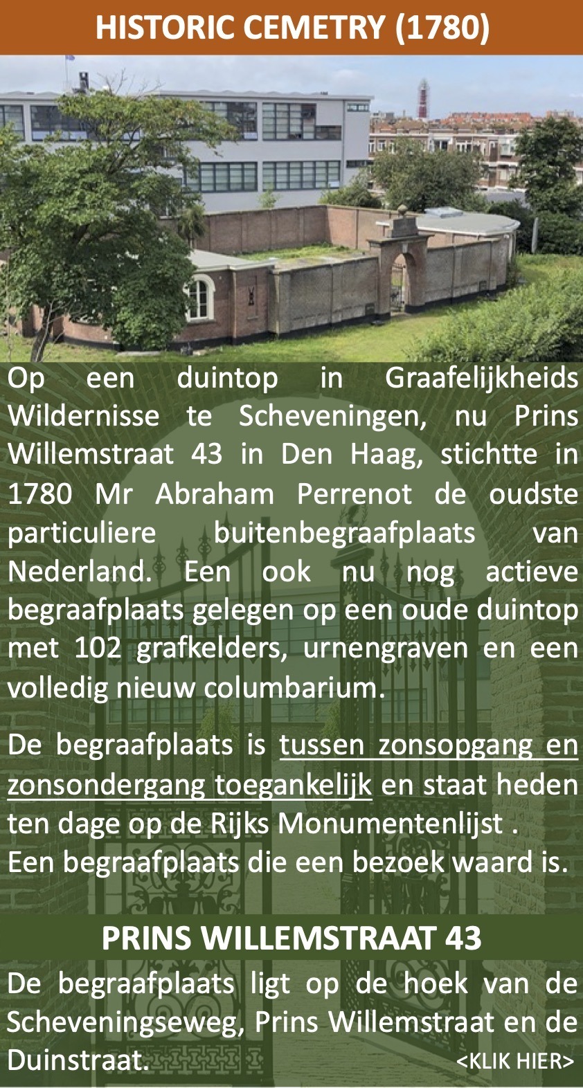 Ter Navolging Historische Begraafplaats Scheveningen