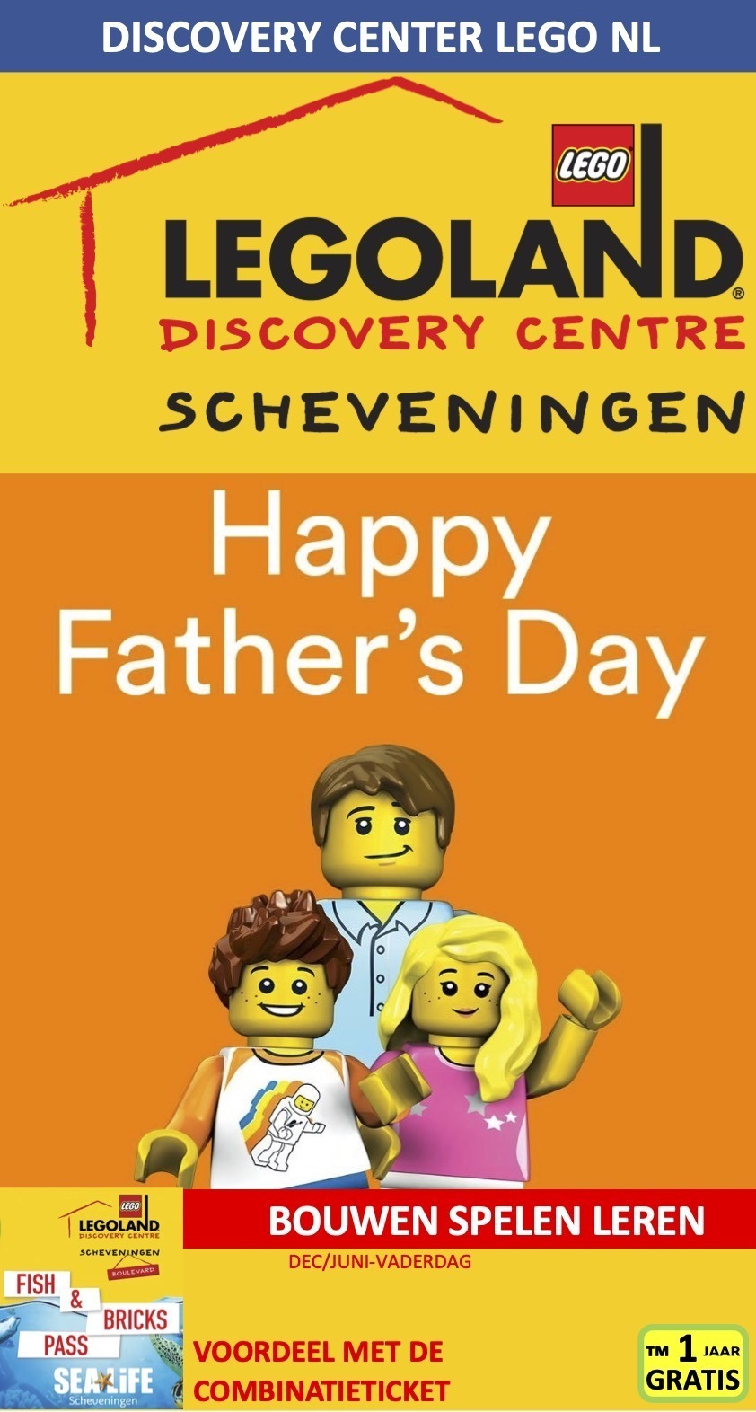 Legoland VADERDAG Boulevard Scheveningen Discovery Centre