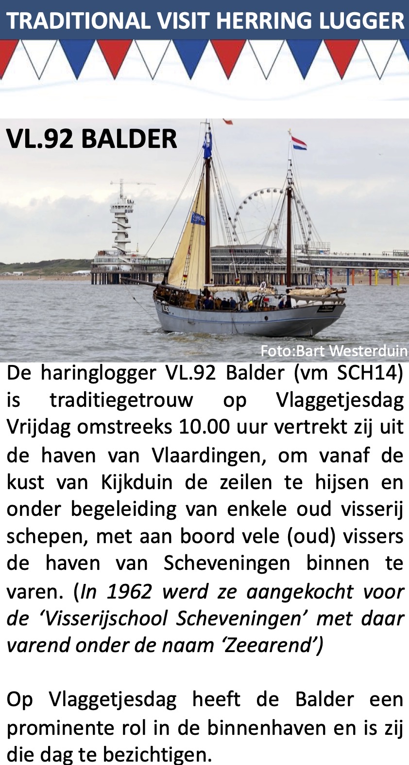 TALLSHIPS afgemeerd in de haven van Scheveningen