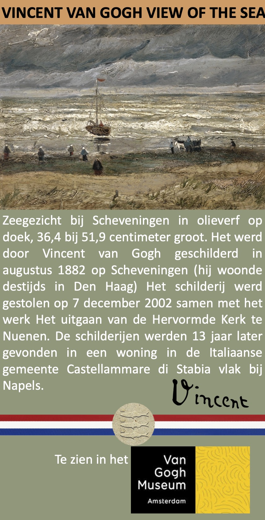 Vincent van Gogh Zeegezicht Scheveningen