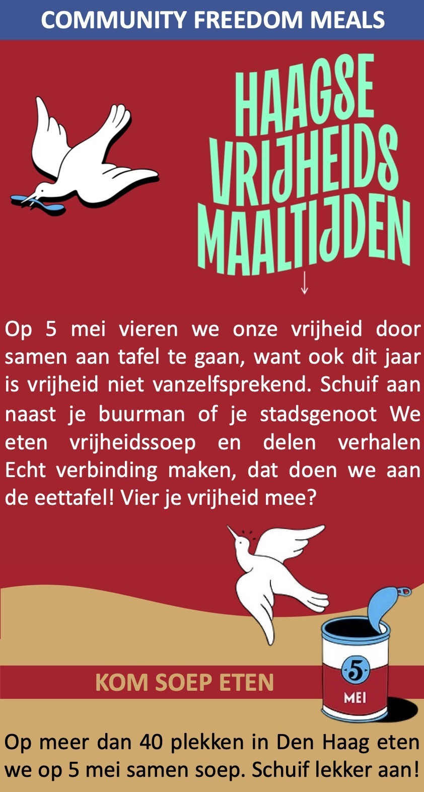 Bevrijdingsdag 5 Mei Vrijheidsmaaltijden Scheveningen