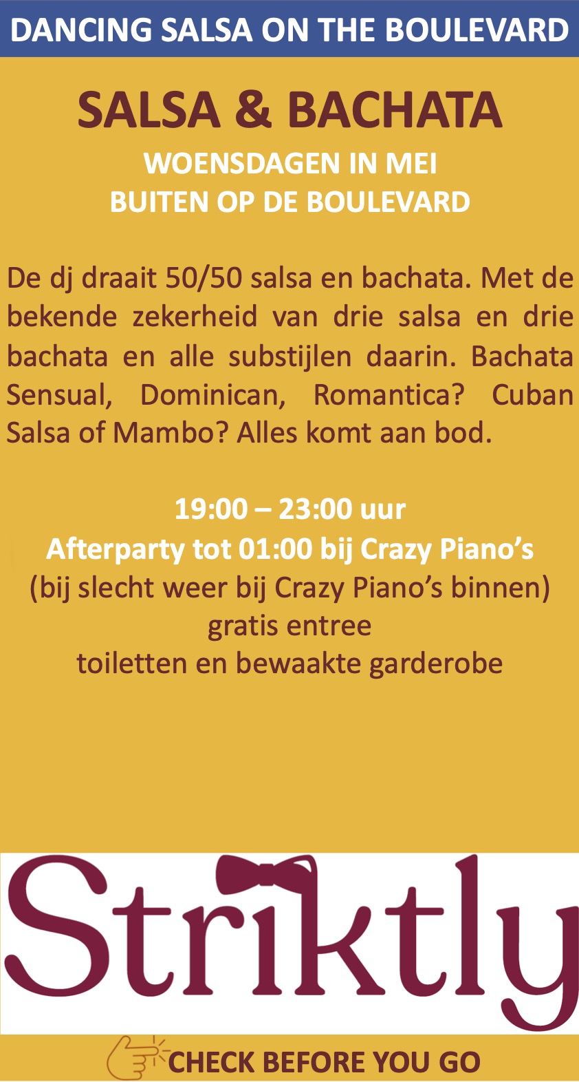 Striktly Salsa Boulevard Scheveningen Crazy Piano's