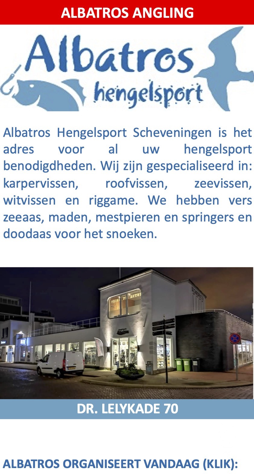 Albatros Hengelsport Scheveningen