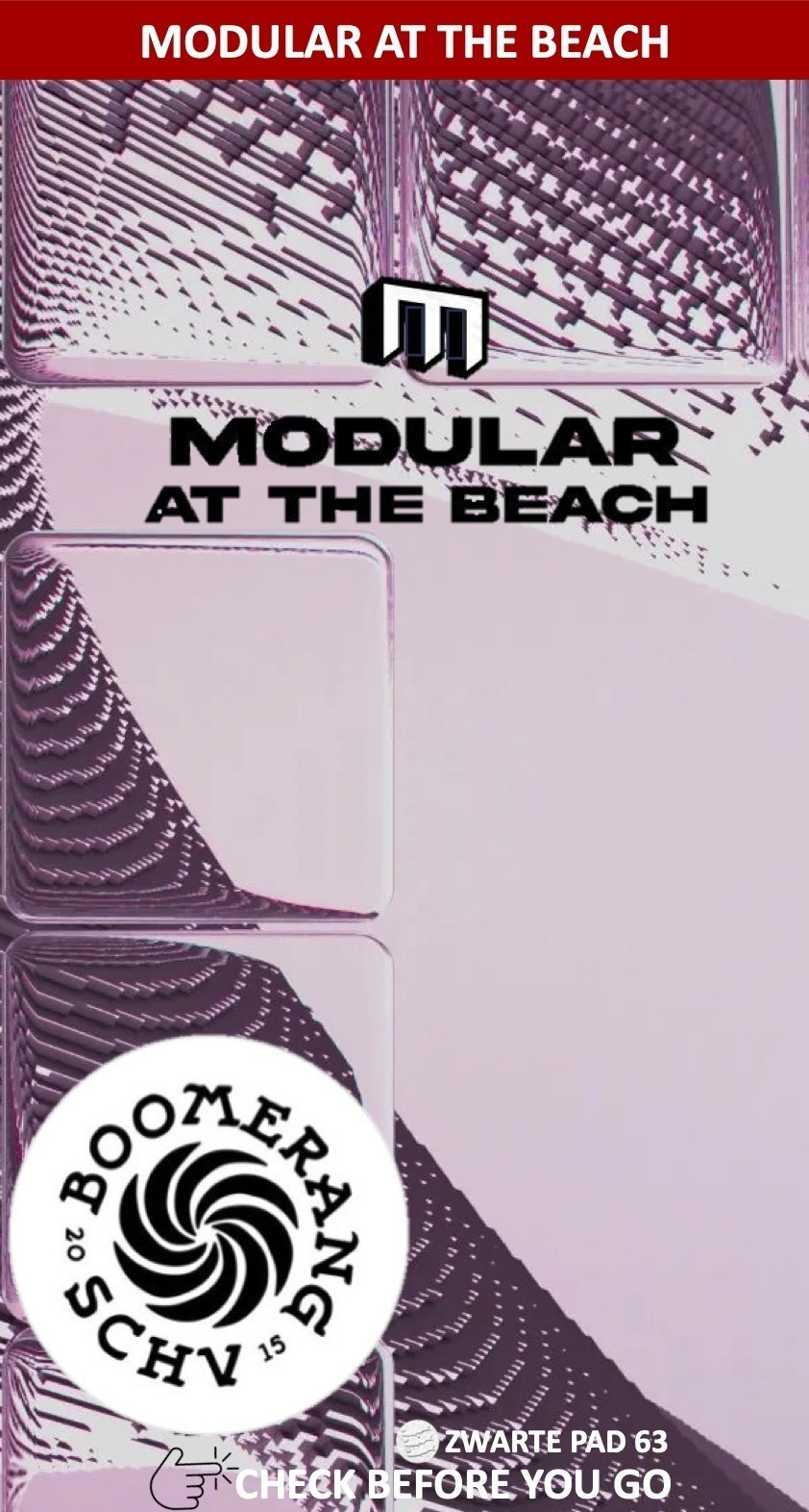 Modular at the Beach @ Boomerang Zwarte Pad 63 Scheveningen