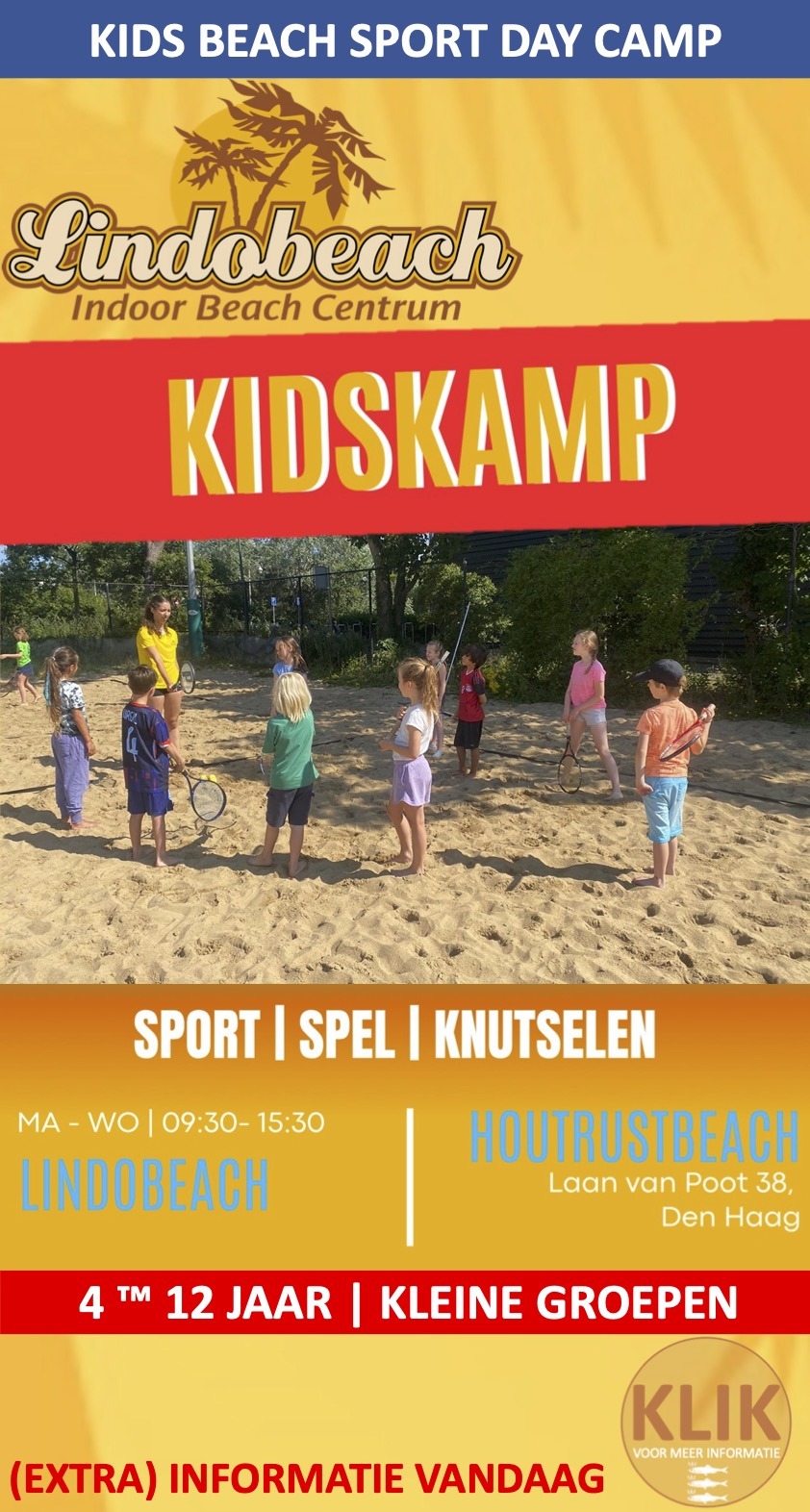 Kids BeachSport Dag Kamp Lindobeach